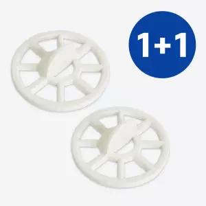 국산 화이트 거름망 1+1 배수구 머리카락 욕조망35mm