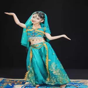 알라딘 자스민 의상 코스튬 코스프레 공주