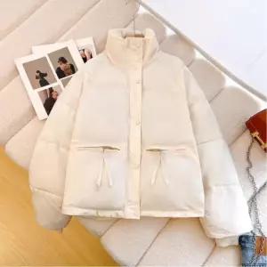 따뜻한 여자 숏패딩 경량 점퍼 짧은 방한 데일리 여자숏 보온 자켓 예쁜 여성