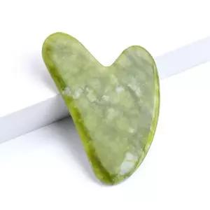 피부마사지 경락 쿨링  자연옥 하트형 괄사