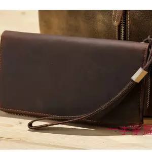 포뇨2 남사친 캐주얼 클러치 가죽 핸드백 비즈니스 소 OPH5