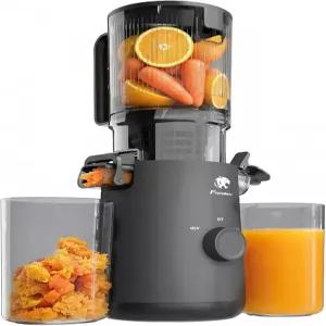 착즙기 기계 5.3인치 초대형 피드 슈트와 강력한 AC 브러시리스 모터 핏 통과일 및 채소 높은 주스 수율