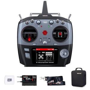 무선 링크 T16D 16CH 2.4G 스토리지를 드론, R16F 보트용 장거리 사용자 지원합니다 방송, 음성 자동차 및 갖춘 ELRS/크로스파이어 비행기, 모듈을 100개 모델 수신기는 RC 송신기 정의