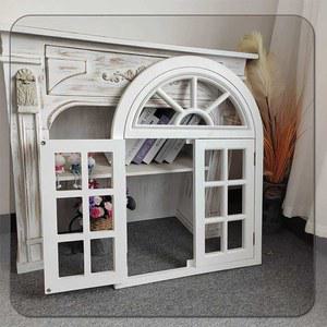 벽면인테리어 가짜창문 창문프레임 빈티지 카페벽