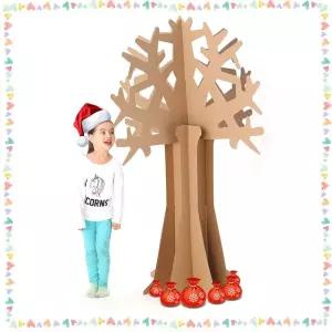 대형 종이 나무 diy 미술 만들기 골판지 공연 조립 꾸미기 조립식 종이꽃 나무스틱 행사