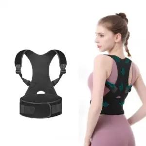 허리잡기 몸통세우기 허리구부정 교정용 고정 밴드 M