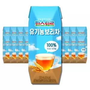 파스퇴르 유기농주스 보리차 125ml 24개