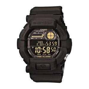 [미국배송] 카시오 G-SHOCK GD-350-1B | 200M WR 충격 저항 진동 알람 1/100초. 스톱 워치 + 카운트다운 타이머 워드 타임 다중