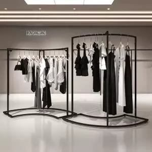 옷가게 철제 아치형 디스플레이 옷걸이 스탠드 행거 진열대 매장 인테