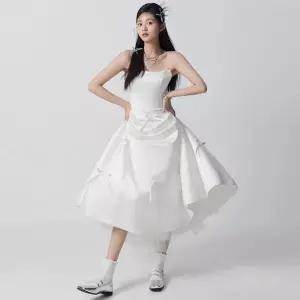 리본드레스 드레스 스튜디오 촬영 스몰웨딩드레스