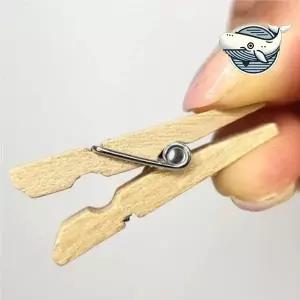 감성 인테리어 미니 나무 집게 사진 홀더 엽서