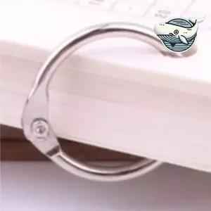 실버 원형 링 단어장 심플 낱말카드 정리 링