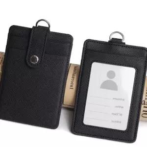 사원증 카드지갑 릴홀더 목걸이 케이스 블랙