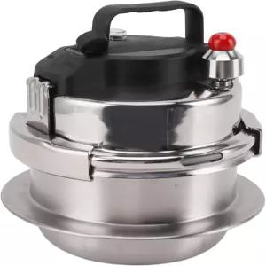 304 스테인리스 스틸 압력솥 신뢰할 수 있는 다기능 설계 고압 스튜 빠른 조리 및 인덕션 호환1.6L