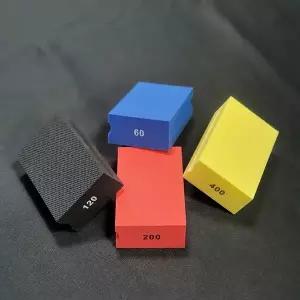 화강암 다이아몬드 폴리싱 타일 연마 유리 대리석 핸드 패드 비논툴스 전기도금