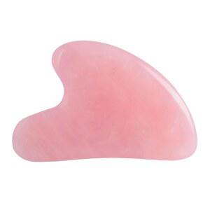 YAMHOO Gua Sha Jade 마사지 도구 얼굴 및 신체 마사지를 위한 Guasha SPA 침술 바디 페이스 목과 눈을 핑크 스톤 스킨 케어 선물
