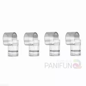 집게걸이 봉걸이 봉후크 메모집게 후크걸이 투명 사진집게 플라스틱집게 봉집게 4개 봉고리 고무장갑집게