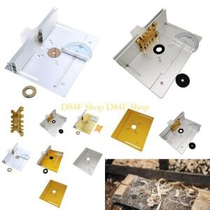 D84F 알루미늄 라우터 테이블 삽입 플레이트 다기능 트리머 조각 기계