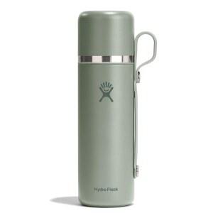 [미국배송] 하이드로 플라스크 핫 & 컵 U2013 단열 스테인리스 스틸 커피 차용 드링크 여행 용기 28온스 아가베 그린
