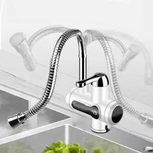 가정용 전기 순간 온수기 수도꼭지 설치 미니 베란다 급속 싱크대 씽크대