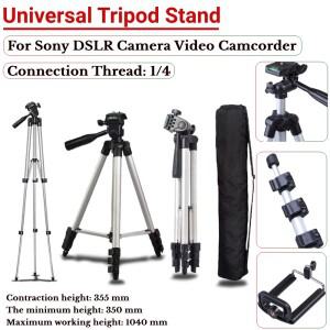 범용 카메라 삼각대 스탠드 캐논 호환 니콘 소니호환 DSLR 비디오 캠코더용 거치대 마운트 휴대용 미니