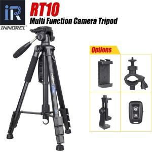 INNOREL-RT10 경량 여행용 알루미늄 삼각대 무선 리모컨 포함 핸드폰 클립 캐논 호환 니콘 소니호환 5 kg로