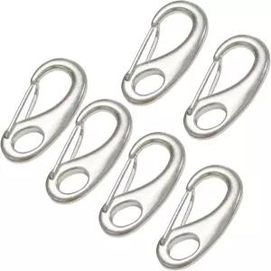 스테인리스 스틸 316 달걀 모양 스냅 후크 랍스터 버클 고정 스프링 섀클 퀵 로프 연결 링