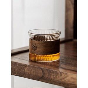 내열 유리 투명 뚜껑포함 액세서리인 커피잔 레트로 그라데이션 밥풀샵