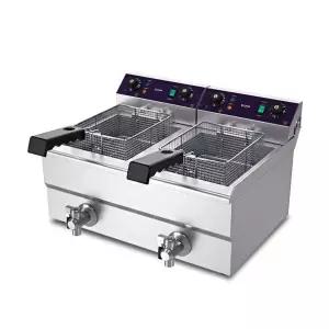 튀김기 상업용 전기 휴게소 튀김기계 감자 기계 단일