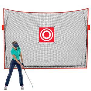 Foilswirl 10피트 x 7피트 교체 골프 네트 그물망 연습 후 실내 또는 실외 차고 훈련을 위해 실제 골프공을 운전합니다(보우 타입 프레임은 포함되지 않음)