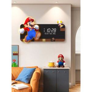 디지털 벽시계 캐릭터 인테리어 아트 대형 캐릭터시계