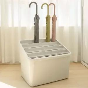 BS 우산꽂이 24구 라이트그레이 대용량 업소용 우산 보관함 정리함 카페 사무실 다모아