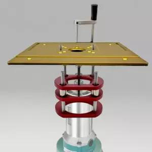 리프트트리머 플레이트 깊이 가이드 조절 라우터