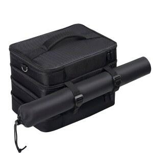 브라포 트래블 백 호환 DND 미니어처 주사위 지도 DM's 가이드 플레이어 핸드북 RPG용 MTG 테이블탑 게임 컬렉션(케이스 전용)(블랙)