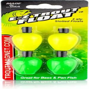 트라우트 자석 E-Z 플로트 - 36개의 슬롯 낚시 비버 담수 및 염수 눈물 타격 지표 미국산 릴랜드 루어스