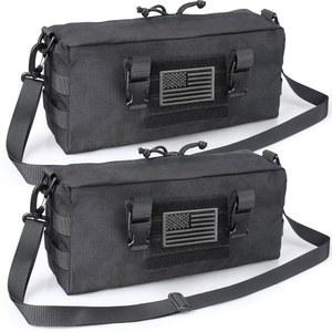 WYNEX 대형 몰 파우치 밀리터리 백 수직 관리 백팩 러크백 부착용 모듈형 유틸리티 증분 측면 슬링백으로 사용할 수 있는 어깨 스트랩 포함