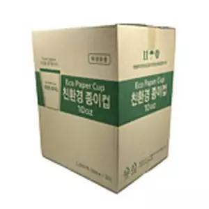 산업 무지 테이크아웃 종이컵 10온스 330ml 1BOX 1000EA