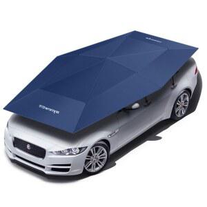 차량우산 자동 햇빛 실버 그늘막 차량용 가리개 무선 차량 파라솔 리모컨 차양막 차단