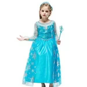 할로윈데이 겨울왕국 엘사드레스 고급형 할로윈의상 코스튬 여아
