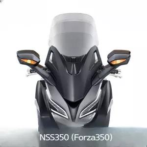 포르자350 윈드스크린 바람막이 투명 롱스크린 가드 호환 숏스크린 앞유리