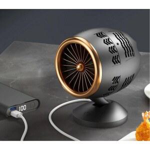 충전식 미니온풍기 가정용 히터 연기 사무실 온풍기 정화기 난로 전기