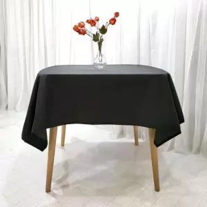 코엑스전람회 방수식탁보 방수테이블보 4인용 검은색 크기 145x145