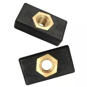 2/6/8Pcs 카약 사이드 마운트 슬라이드 트랙 레일 Silders 낚싯대 폴 홀더 장착베이스 슬라이딩 너트