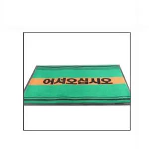 매장 가게 업소용 현관 입구 매트 녹색 어서오십시오