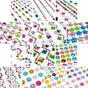 [문구] DIY보석장식패키지 아트데코스티커 반짝이랜덤세트 DIY데코