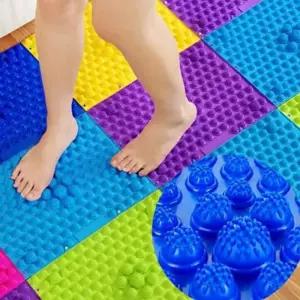 [마이모노샵][마이모노샵] 사무실 욕실 매트 지압 돌기 어르신 마사지 컬러 발판 3개 (17161022)