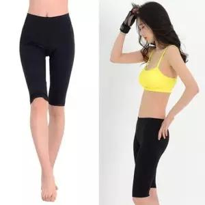 여성용 스포츠 운동복 비치웨어 6부 레깅스 레쉬가드