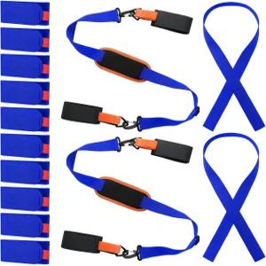 할로우플라이 14개 스키 스트랩 세트 장비용 및 폴 캐리어 산을 오가는 편안한 도보 여행