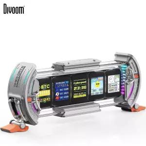 모니터스피커스탠드 거치대 Divoom Times Gate 게임룸 스마트 앱 제어 기능 디지털 시계 WiFi 연결 RGB LED