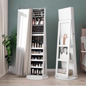 수납전신거울 캐비닛 액세서리 보관 공간활용 쥬얼리 원룸